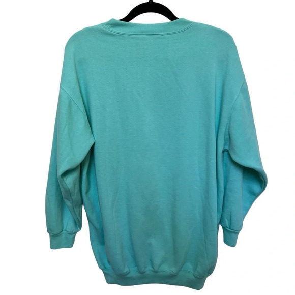 Arizona Jeans Co Vintage 90’s Crewneck Sweatshirt Turquoise Size XL - Picture 2 of 6